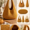 Patron Crochet Oversize Tote Bag au Crochet PDF | Sac à Main Crochet Débutant