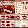 Patron Crochet Porte-Clés Morsure de Vampire PDF